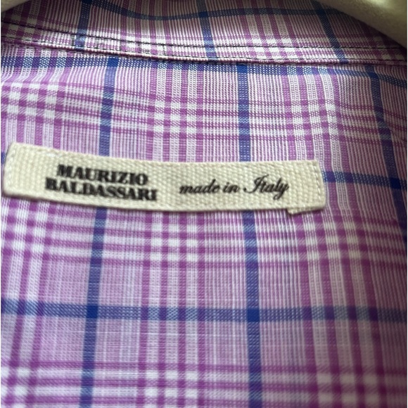 Men's Long Sleeve button down. Mauricio Baldassari Size Large perfect condition. - Picture 2 of 3